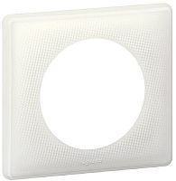 Рамка универсальная Legrand Celiane 1-м. металл белый муар картинка